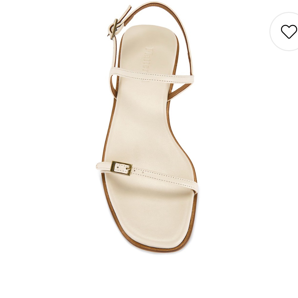 Flattered Cream Sandals